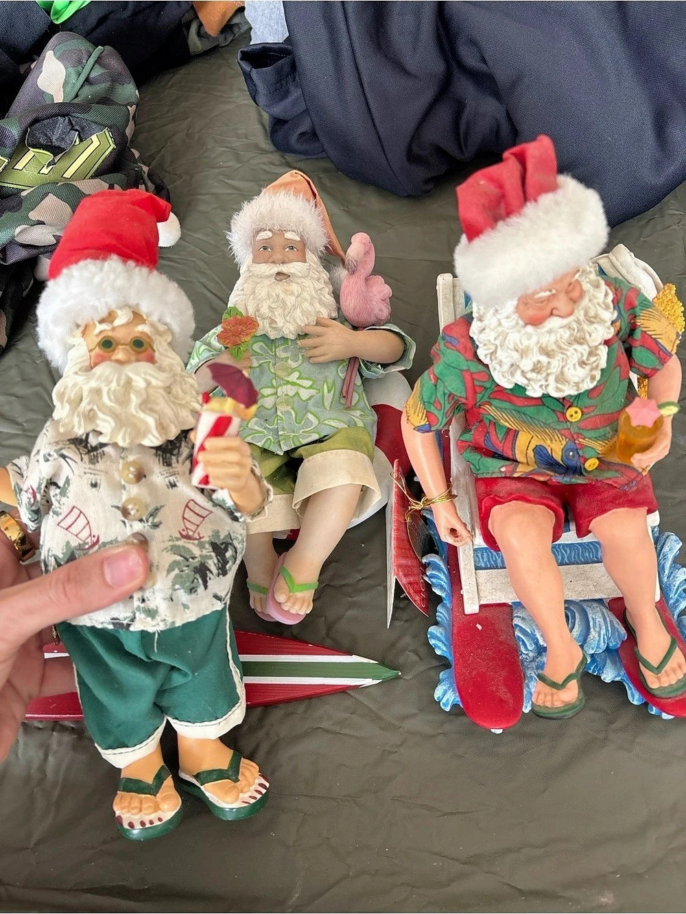 Possible Dreams Winter Haven Santa Holiday Decor Set
